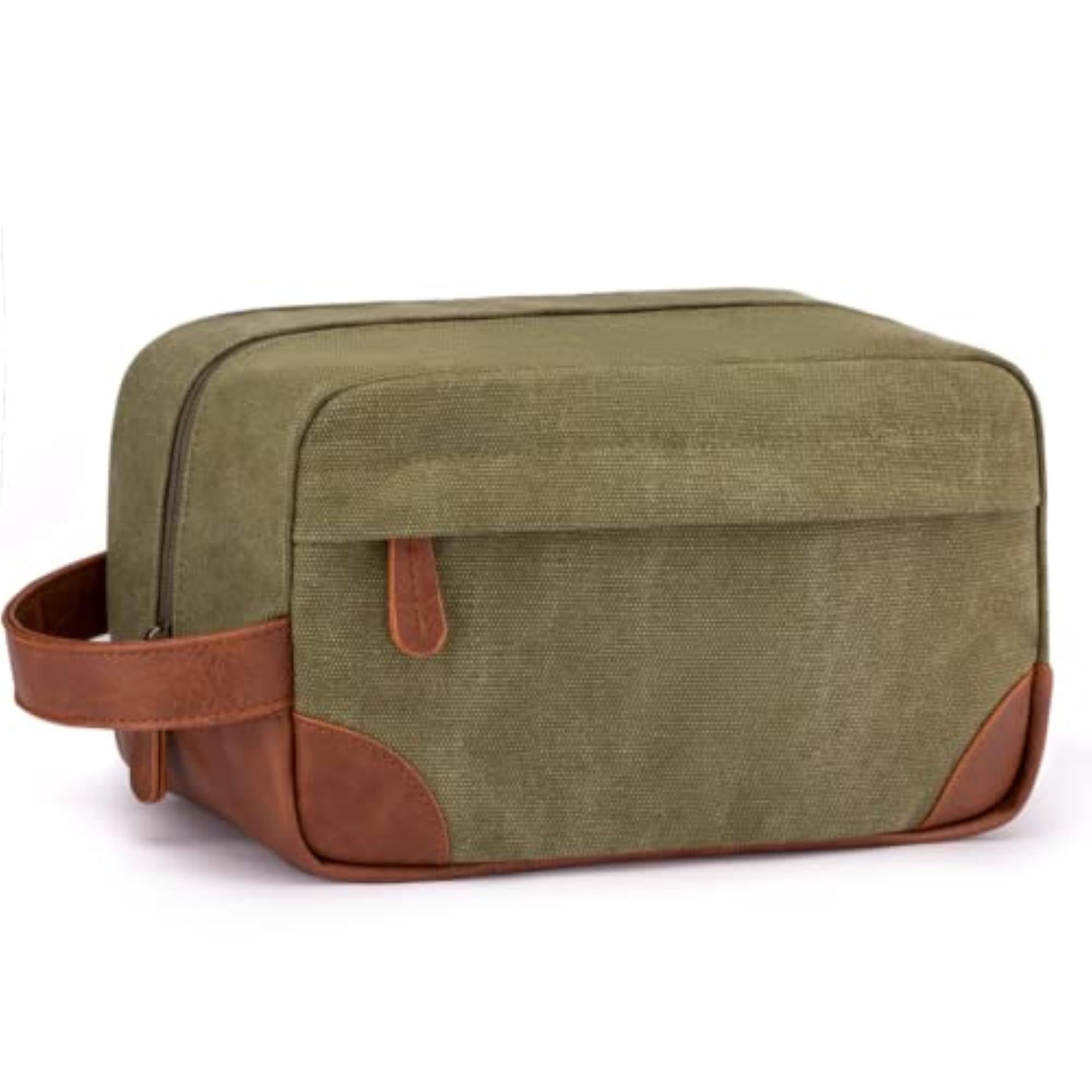 Water Resistant Canvas Hanging Dopp Kit for Men, Large Capacity
